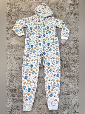 Gilmore Girls Hooded Fleece Pajama One Piece S/M